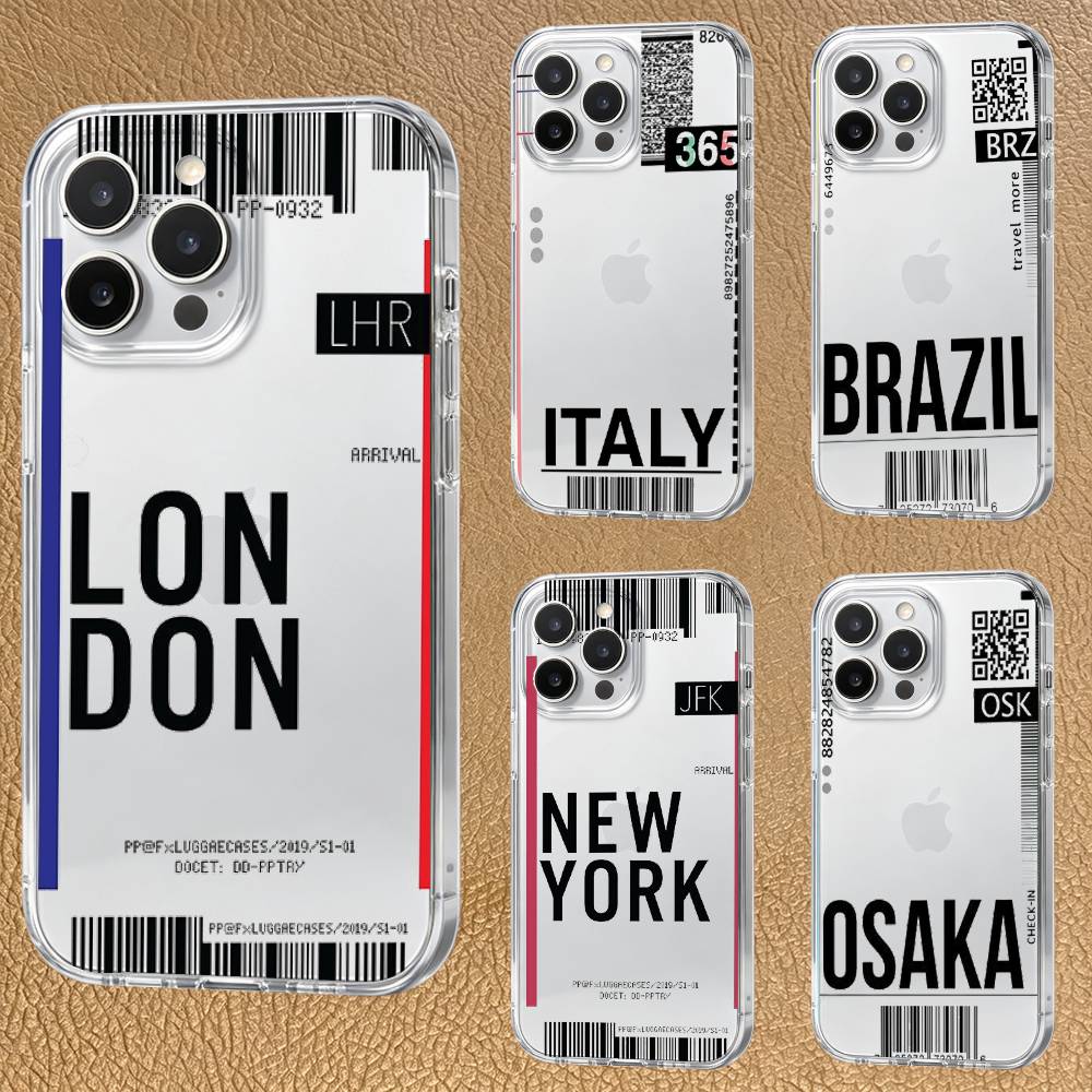 Phone Cases London - Coque de téléphone motif billet d'avion