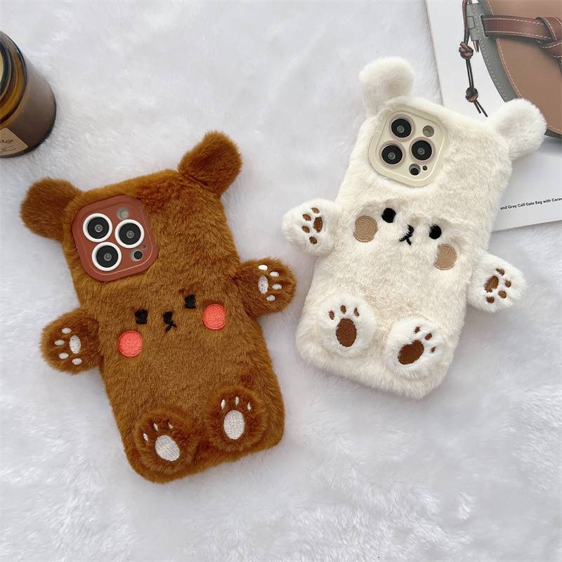 Phone Cases Iphone 13 - Coque de téléphone antichoc en peluche