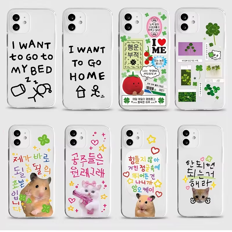Phone Cases Xr Iphone - Coque de téléphone transparente trèfle à
